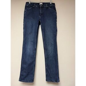 Ridgecut Toughwear Women's Dark Wash Denim Cargo Jeans Size 10